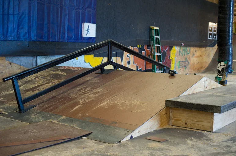 This new a-frame reminds me that if you bring in a report card with all A's, you skate a session for free here at SPoT.<!-- Course Construction Update: October 2012 -->