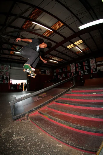 <!--cotc15-->

SPoT made it to the Finals head to head with Island Water Sports for the gold. James Cobb Alley Oop Back 180 over the rail.