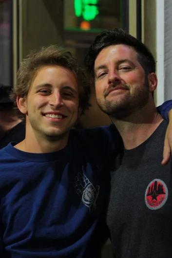 <!--pro15satnight-->
I got out from behind the camera to take a quick photo with Luke Pallone.