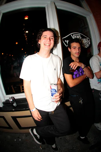 <!--bricks6photos-->
Chase O’Brien, a face we don’t normally see but good to see him enjoying a PBR.