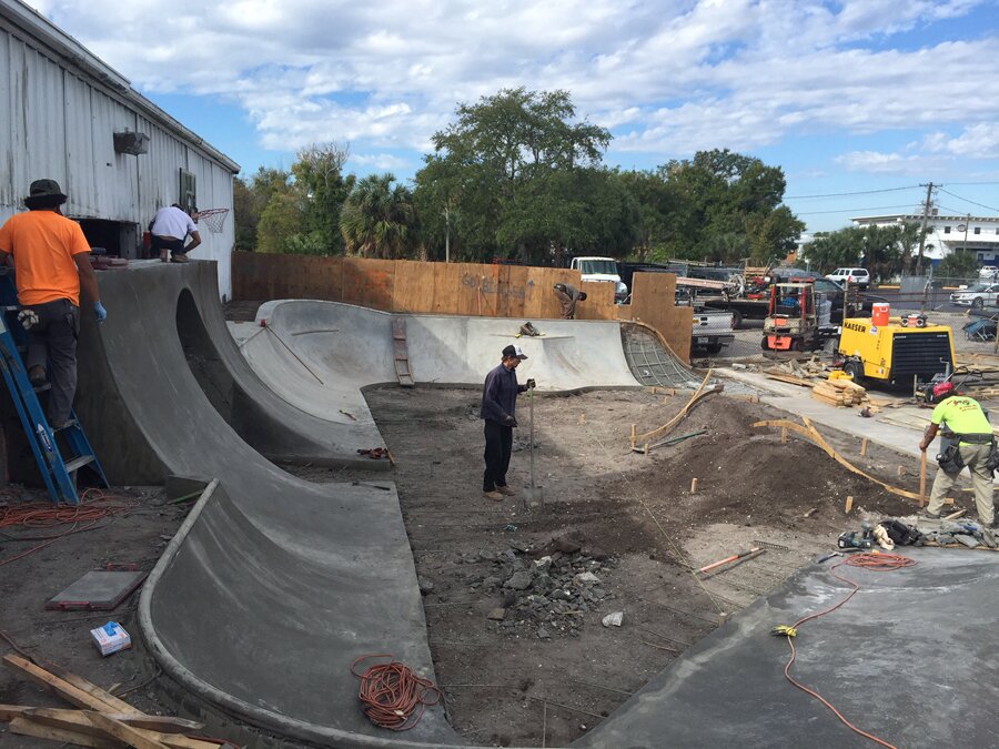 Concrete Courtyard Update 2