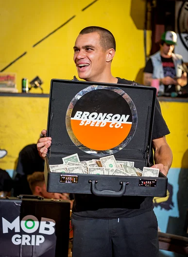 <!--pro20finals-->
Mason Silva took home the Bronson Speed Killer Award.
