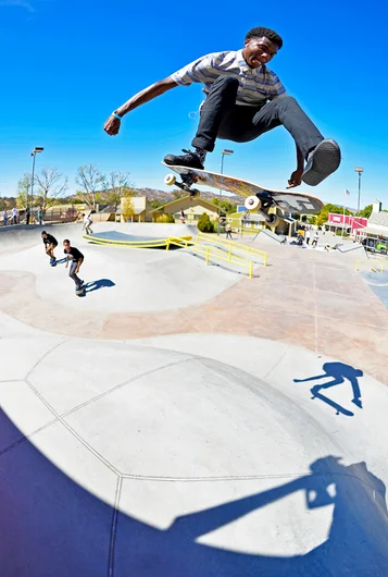 <!--ww14-->

Follow the leader never gets old, Jamal Campbell runs things with an ollie north.







