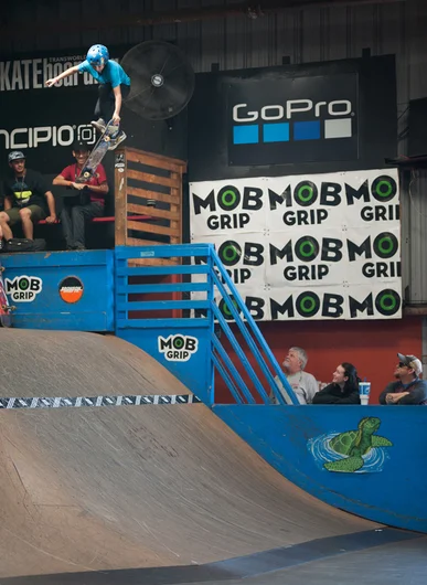 <!--vday17photos-->

Nash Barfield stopped the contest with this acid drop from the top ropes.