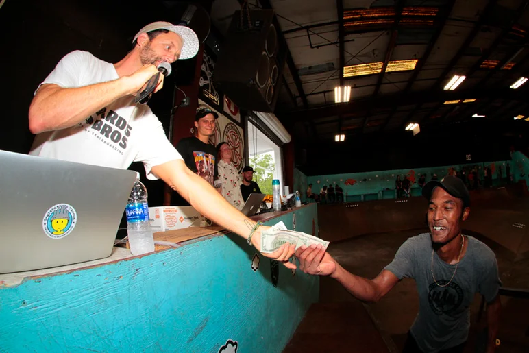<!--btsb16-->

Brian Schaefer paying up whats due. I think James is glad he waited to land it. 