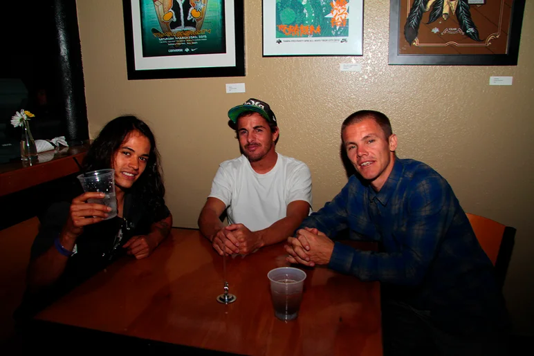 <!--pro14night4-->

Thats Evan Caples, Curren's dad, in between David Gonzalez and Geoff Rowley.