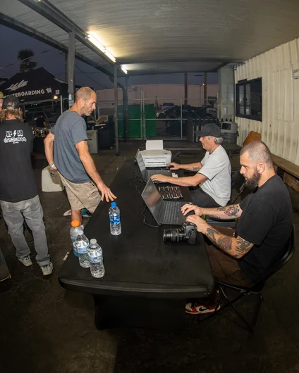 Good luck getting into a contest without talking to this guy. Clint at the head of registration making sure everything runs smoothly.
<!--ombj2022-->