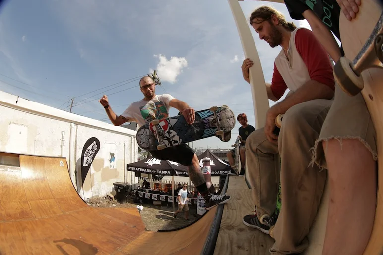 <!-- thebricks3year -->

Andrew does it all! He killed it in the streets, announced the contest, and got some on the ramp.