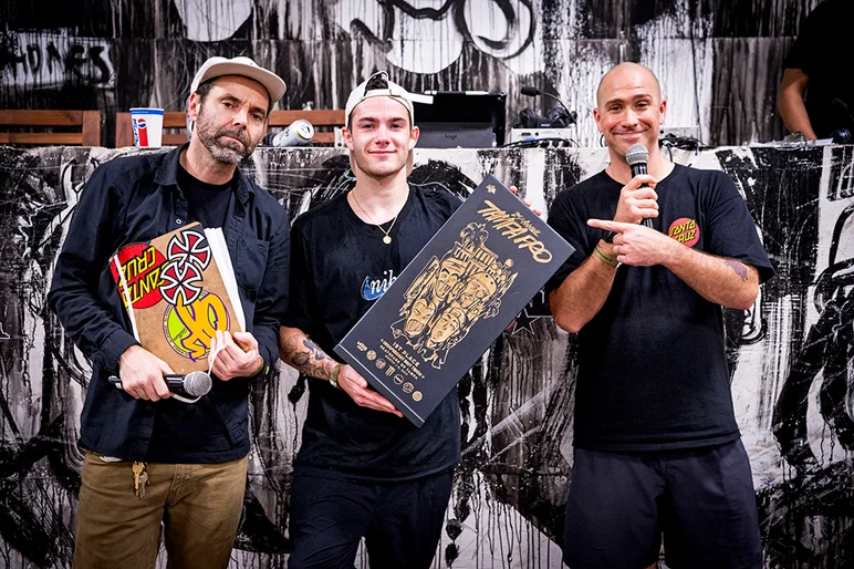 <!--pro19quals-->

Congrats to Aurelien Giraud Winning Best Trick by a long shot with multiple mind melters!