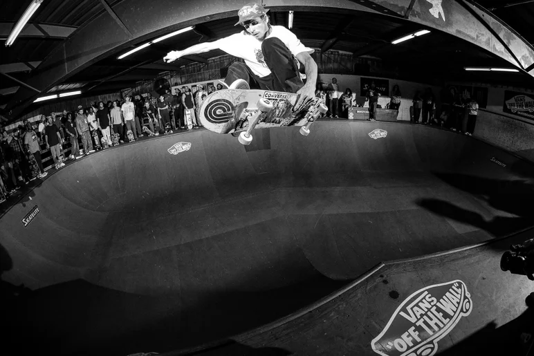 Nick Wallace blasting to kick of the Bowl Jam

<!--cotc-2024-bowljam-->