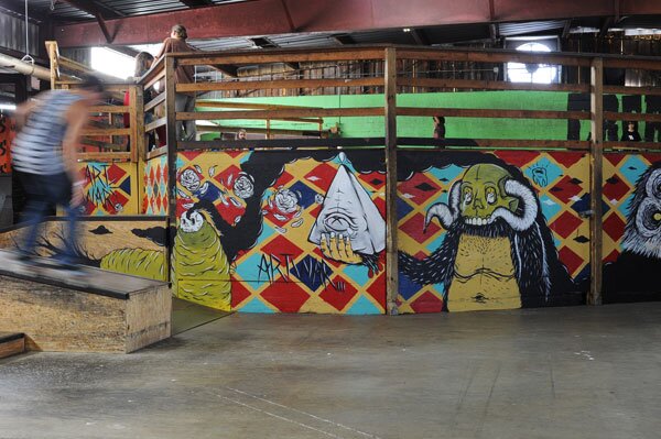 Austin put up this amazing mural