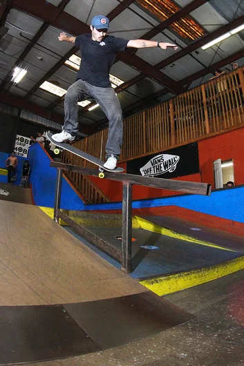 <!--hj17photos-->

Matt Rice was the only guy in the 30 and Up Divison to hit the big rail. Crooks