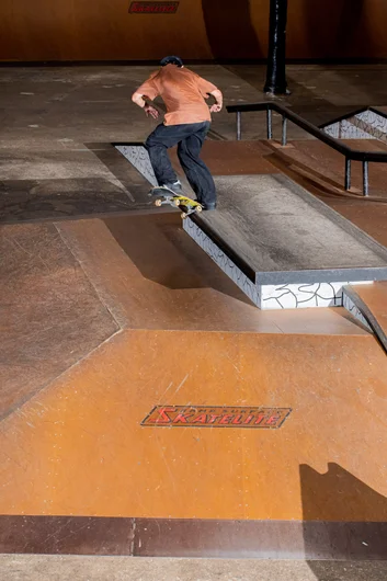 Dylan took this back 180 nosegrind back to regular - a personal NBD AND winning trick for this part of the session. Dylan took himself home a Polar deck

<!--polarvideopremier2022-->