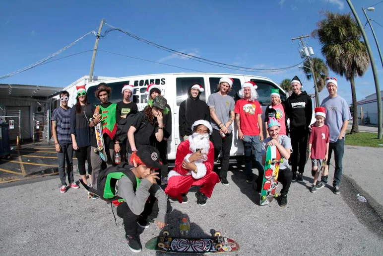 <!-- b4b2013dec -->

The crew was heavy for the first delivery - we had Markus Jalaber as Santa and the Jit Squad as his elves.