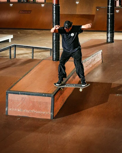 Elvin Ramos closes out the sponsored division with a nose slide bigspin.

<!--backtoschoolbash23-->