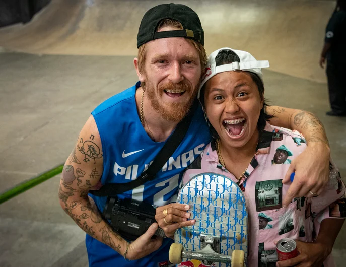 Brace Faces! Margielyn Didal & Jordan Maxham keep the hype goin’

<!--damnamla22finals-->
