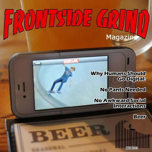 The Editor can even still shoot Frontside Grind Magazine covers once converting to digital.  Amazing.<!-- Vans Pool Party 2013 -->