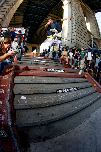 <!--danycsat-->

Antonio Durao was thirsty for a win after tasting blood last night at 50 Kent. This may very well be the biggest switch varial flip ever.