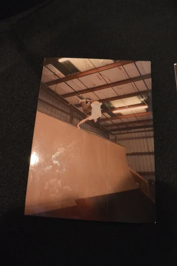 <!--bokmaartshow-->

Picture of Justin Padless invert on vert ramp at SPOT 1995. Taken by Kyle Randall. 