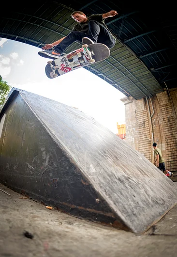 <!--damnamnyc-practice-->

Yoshi’s Fakie Heel into this tight lil' number is no joke.