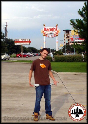 Afro-Jim Choquette at Harrah's Casino