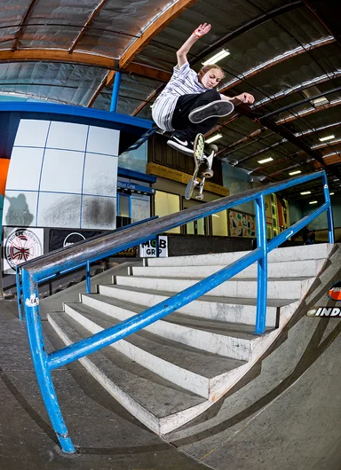 <!--dala19practice-->

Just when you thought Brazil was done giving us skateboard masterminds, Felipe Mota turned heads with this rapid fire Heelflip Frontside Boardslide.
