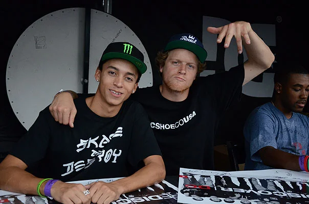 DC's finest Nyjah Huston and Wes Kremer were signing autographs and meeting their fans, but that line wasn't for them.<!-- Make-A-Wish Article -->