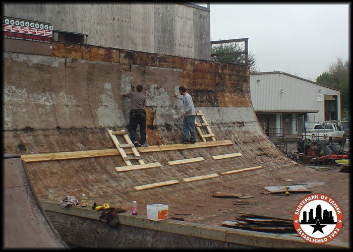 What's going on with the vert ramp? Hell I don't know.  Ask Allen Russell and Paul Larsen.