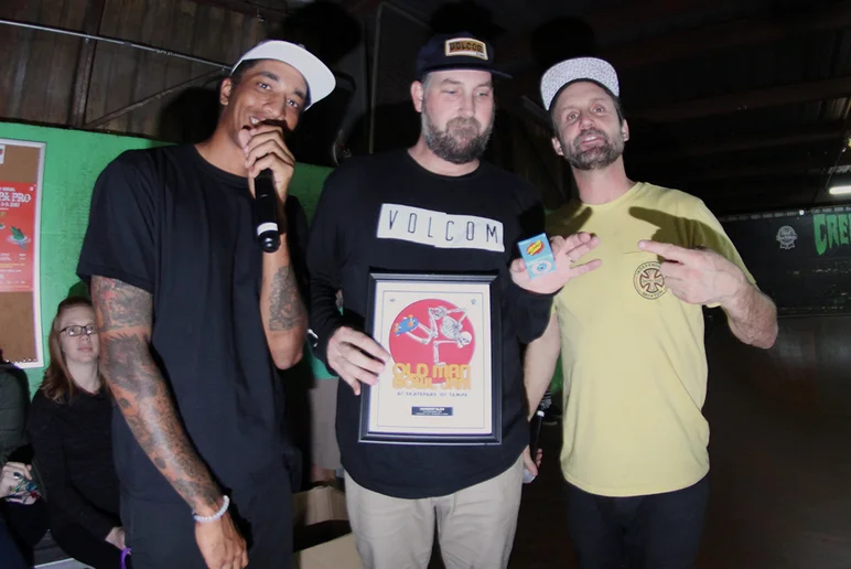 <!--ffombj-->

Kyle Randall took a gnarly one to the dome during his run, earning him the 