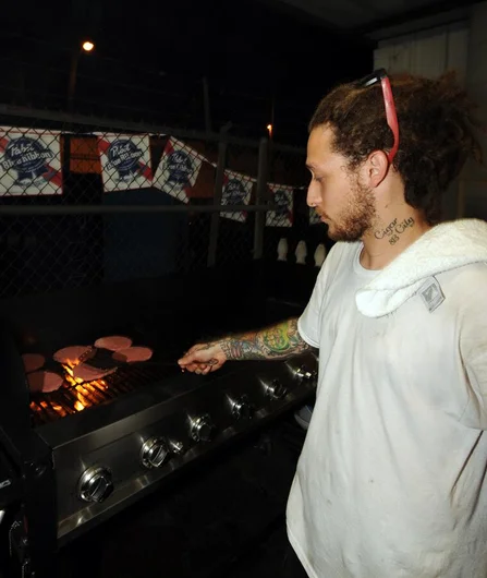 <!-- amdec13 -->

Dave Cruz has been a local here at SPoT forever. He's the main man over at The Bricks in Ybor, but brought the grill out for the weekend to keep everyone fed.