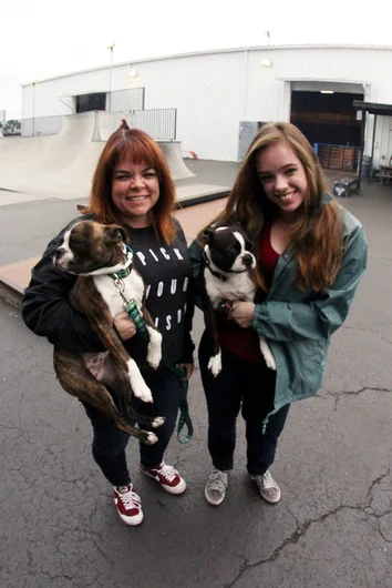 <!--freefridaysjan17-->
Say hello to the ladies of Boards for Bros(and their dogs). 