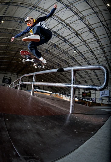 <!--daja19-chill-->

Yukito Aoki makin’ some buzz with a KF Backtail.
