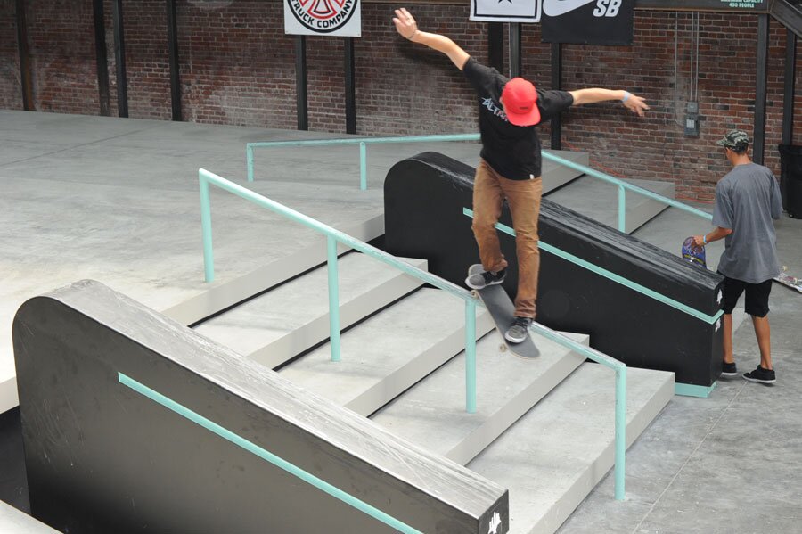 Gabe Spotts with a back smith