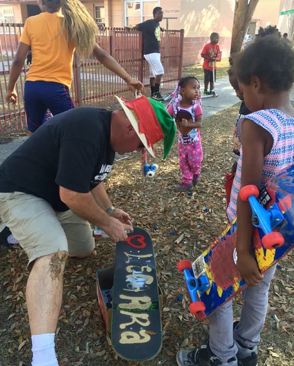 <!--b4bdelivery-->

Woody killed it all day figuring out name spelling and board decorating - the kids loved it!

