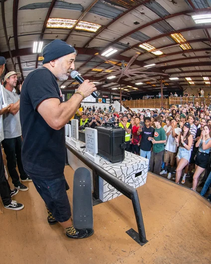Caballero's speech was very touching. Thank you skateboarding!

<!--tampapro22finals-->