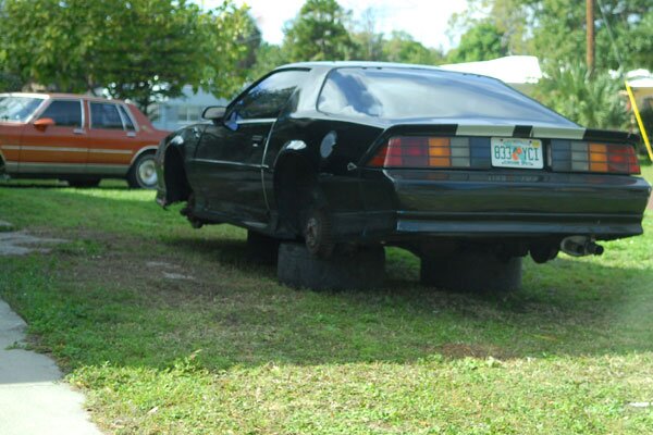Boards for Bros 2009: Camaro on blocks