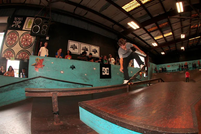 <!--btsb16-->

Marse is one of our newest employees at SPoT and puts on for his new city, Tampa! FS Noseblunt across the whole rail. This could be the best single trick done over it.