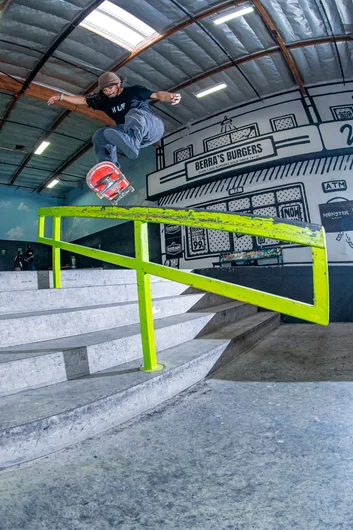 Jake Malick made the trip from Lakeland and brought kickflip frontboards along with him

<!--damnamla2023-->