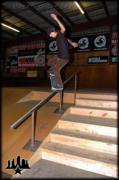 Abdias Rivera - front crook on the big rail