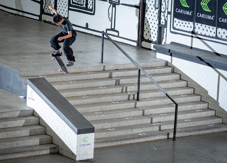 One-n-done, Kento Urano breaks out the Kickflip Gap Nosegrind in best trick and
goes back to shredding the rest of the park.

<!--damnamla22qualifiers-->