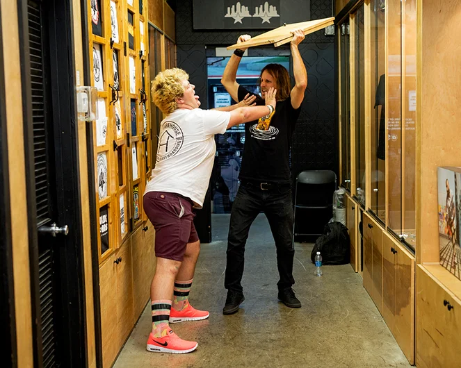 <!--am16sun-->

Dave the Door Troll intervenes. Needless to say, there was an altercation.