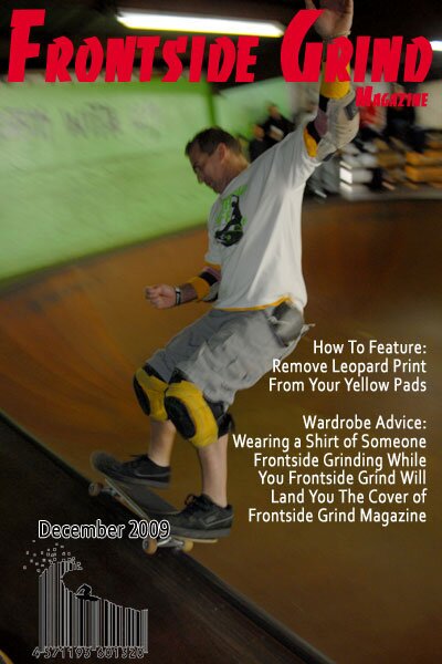 Frontside Grind Magazine leopard print pads