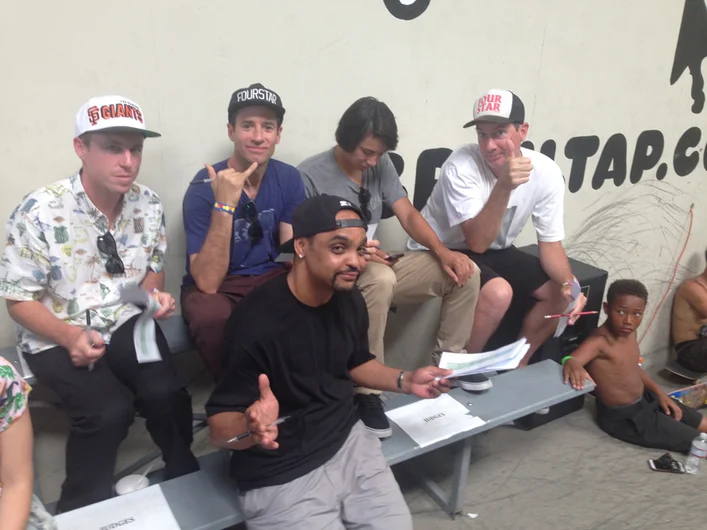 <!--agenda14-->

Your all-star judging crew for the contest inside the Girl TF - Sam Smyth, Mike Carroll, Jeron Wilson, Sean Malto (Instagram moment), and our favorite Floridian, Matt Milligan.










