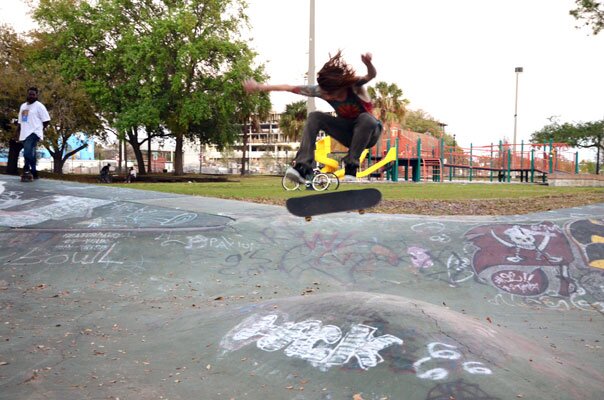 Chris Jata Kickflip Booze Cruise 2012