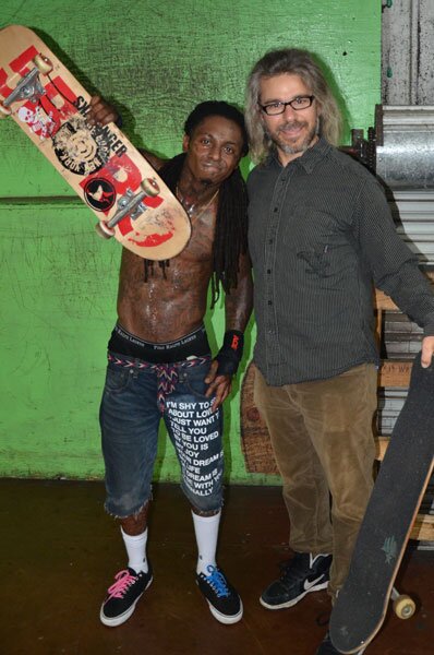 Lil Wayne Skateboarding at Skatepark of Tampa