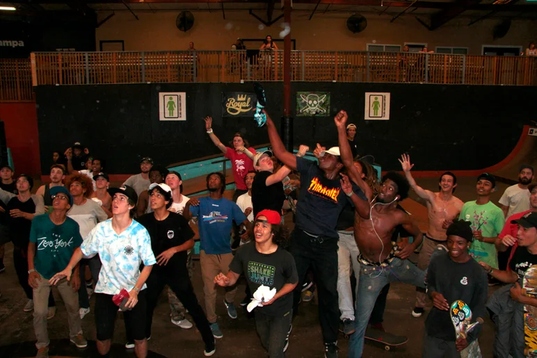 <!--sr16-->

Finish things off with a product toss. Thank you to anyone who showed up and thanks to all our sponsors who contributed to this and especially Lakai and Crailtap.