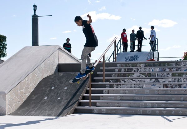 And of course Chaz can kickflip into front feebles