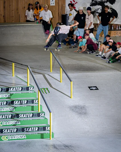 Kikujiro front crook bonk to fakie out of the bank

<!--damnamjapan2023mensqualifiers-->