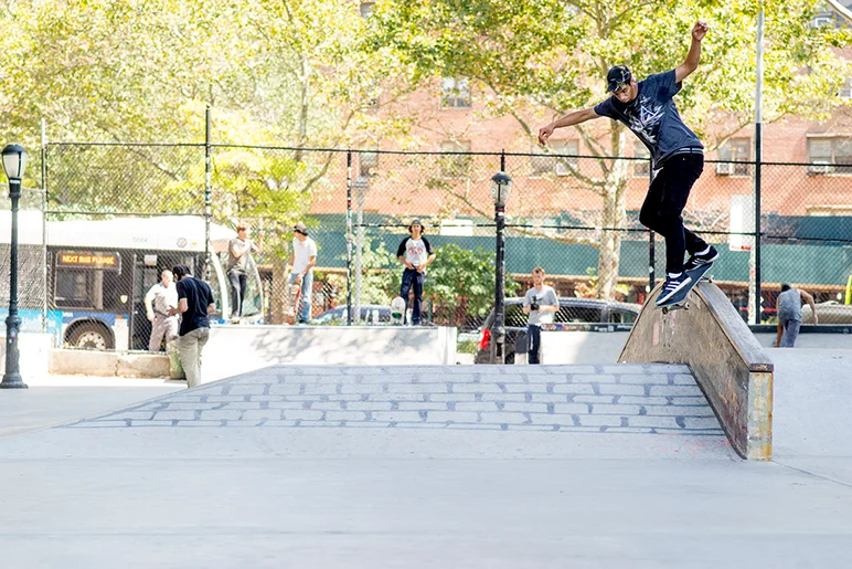 <!--danyc15-->

Marcus Sarsycki knows exactly what to do with his front toe when preforming the backside smith.