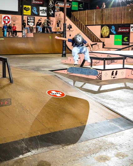 Matthew Kickflip off the Deck

<!--harvestjam2023-->